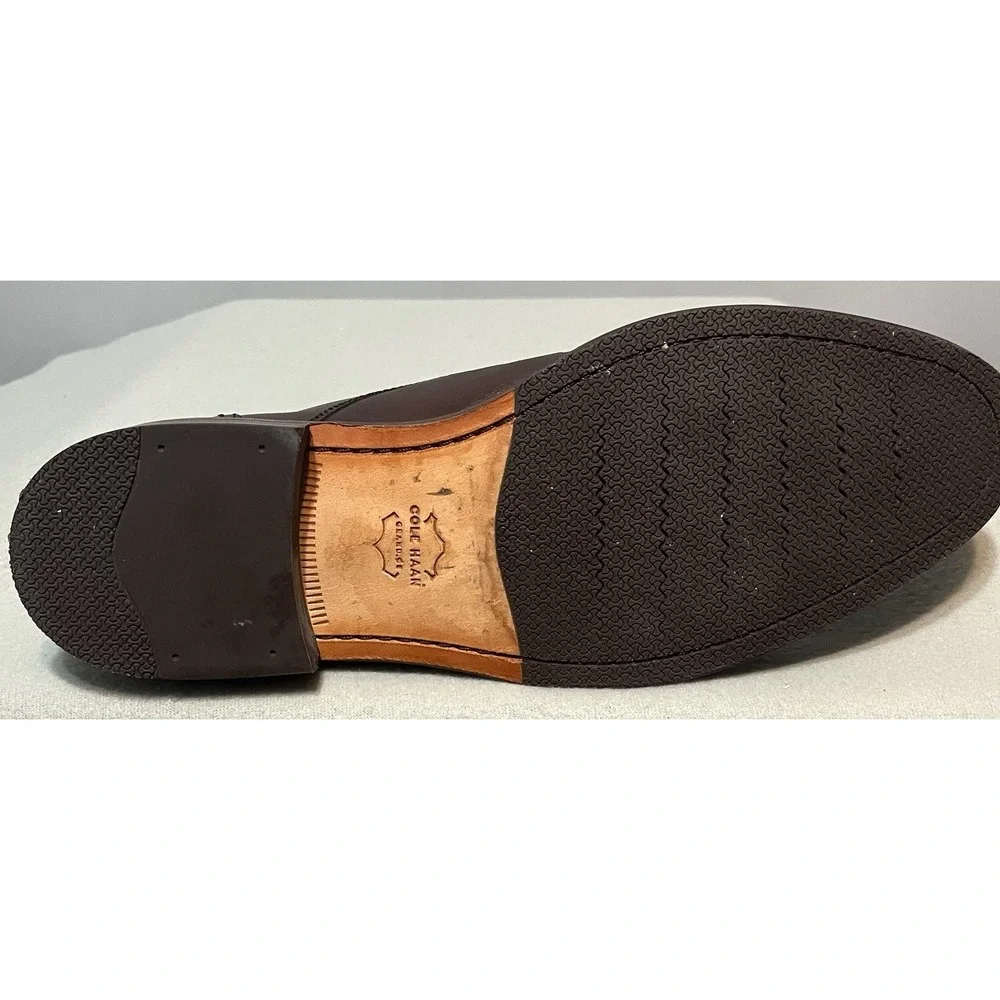 Cole Haan Shoes Mens Size 10.5 Brown Leather Double Monk Strap Dress Grand‎